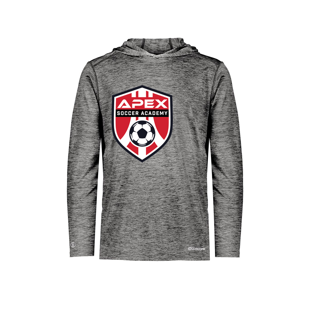 [FOLHCGBK-AS-LOGO1] Decker Men's Charge Hoodie (Adult S, Logo 1)