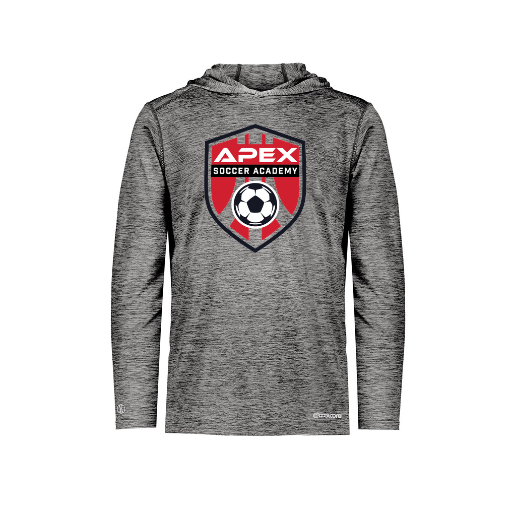 [FOLHCGBK-YS-LOGO1] Decker Youth Charge Hoodie (Youth S, Black, Logo 1)