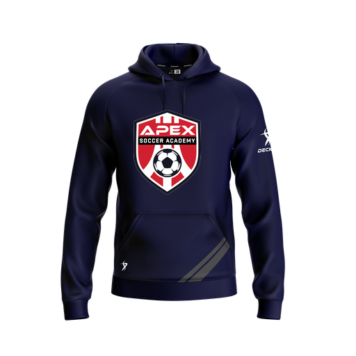 [FOLHSMNV-YXS-LOGO1] Decker Summit Hoodie (Youth XS, Navy, Logo 1)