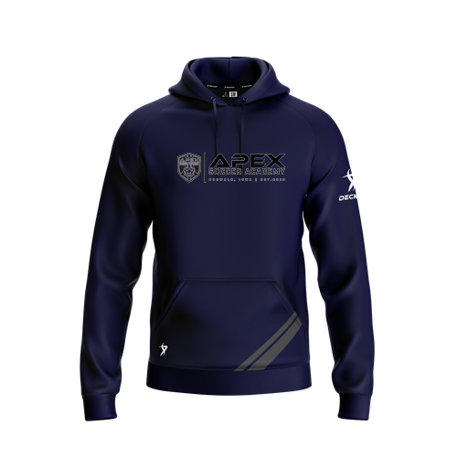 [CUS-DFW-SUHOOD-FLC-LSL-NVY-YXS-LOGO3] Summit Hoodie (Youth XS, Navy, Logo 3)