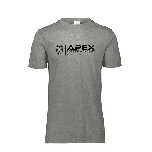 [FTSCUBGY-YS-LOGO3] Decker Youth Tri-Blend T-Shirt - Short Sleeve (Youth S, Gray, Logo 3)