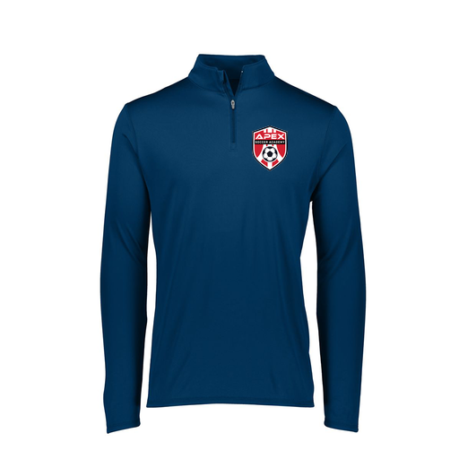 [FTLQFLNV-FAXS-LOGO1] Decker Women's Flex-Lite 1/4 Zip Shirt (Female Adult XS, Navy, Logo 1)