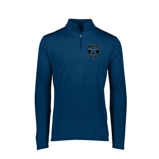 [FTLQFLNV-FAXS-LOGO2] Decker Women's Flex-Lite 1/4 Zip Shirt (Female Adult XS, Navy, Logo 2)
