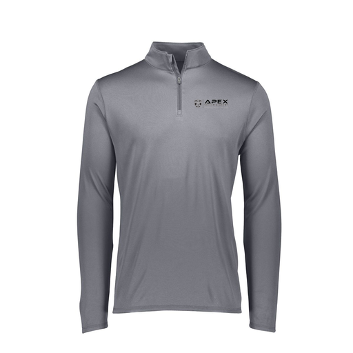 [FTLQFLGY-FAXS-LOGO3] Decker Women's Flex-Lite 1/4 Zip Shirt (Female Adult XS, Gray, Logo 3)