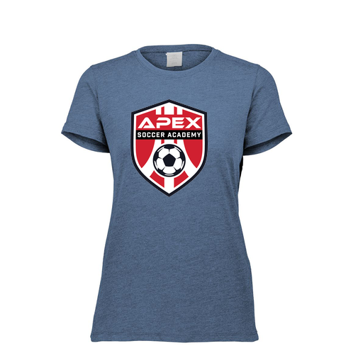 [3067.U22.XS-LOGO1] Ladies Ultra-blend T-Shirt (Female Adult XS, Navy, Logo 1)