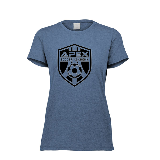 [FTSCUBNV-FAXS-LOGO2] Decker Women's Tri-Blend T-Shirt - Short Sleeve (Female Adult XS, Navy, Logo 2)