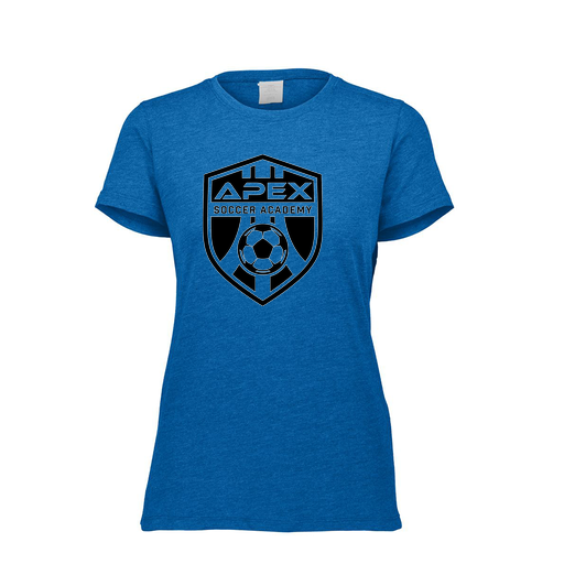 [FTSCUBRY-FAXS-LOGO2] Decker Women's Tri-Blend T-Shirt - Short Sleeve (Female Adult XS, Royal, Logo 2)