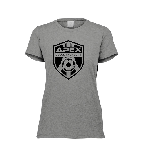 [FTSCUBGY-FAXS-LOGO2] Decker Women's Tri-Blend T-Shirt - Short Sleeve (Female Adult XS, Gray, Logo 2)