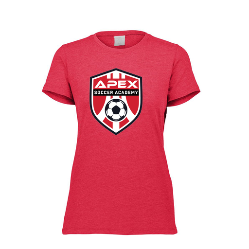 [3067.V96.XS-LOGO1] Ladies Ultra-blend T-Shirt (Female Adult XS, Red, Logo 1)