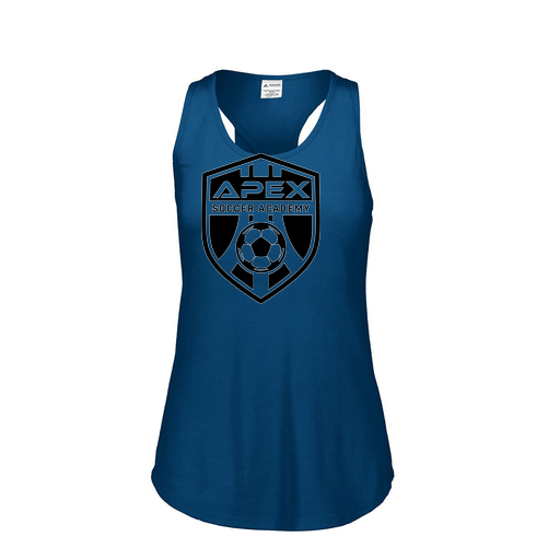 [3078.U22.S-LOGO2] Ladies Tri Blend Tank Top (Female Adult S, Navy, Logo 2)