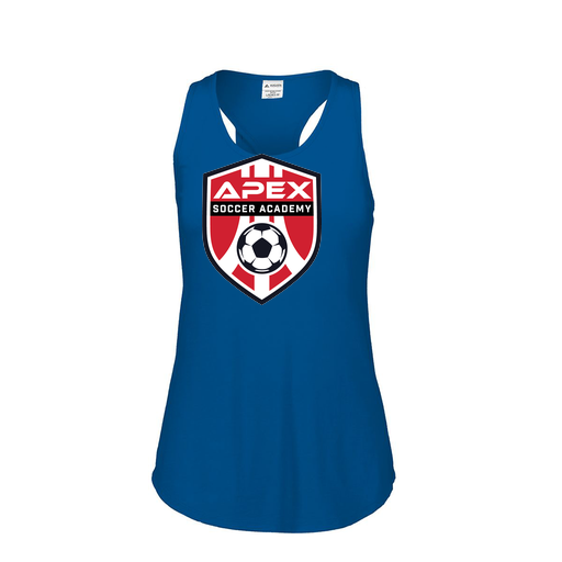 [3078.U55.S-LOGO1] Ladies Tri Blend Tank Top (Female Adult S, Royal, Logo 1)