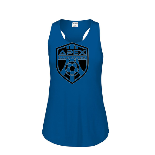 [3078.U55.S-LOGO2] Ladies Tri Blend Tank Top (Female Adult S, Royal, Logo 2)