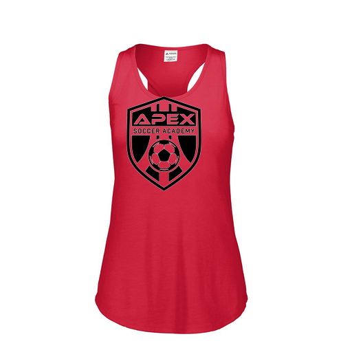 [3078.V96.S-LOGO2] Ladies Tri Blend Tank Top (Female Adult S, Red, Logo 2)