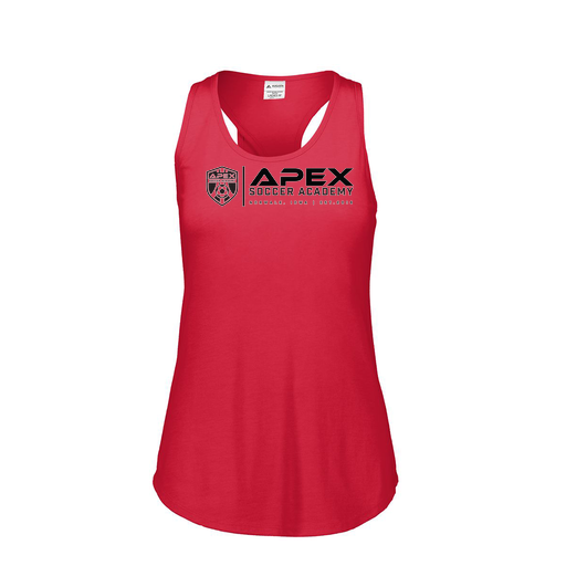 [3078.V96.S-LOGO3] Ladies Tri Blend Tank Top (Female Adult S, Red, Logo 3)