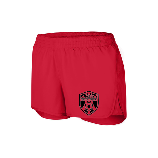 [2430.040.XS-LOGO2] Women's Performance Shorts (Female Adult XS, Red, Logo 2)