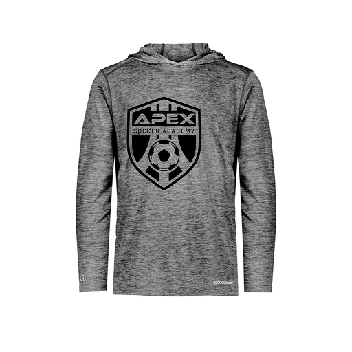 [FOLHCGBK-AS-LOGO2] Decker Men's Charge Hoodie (Adult S, Black, Logo 2)