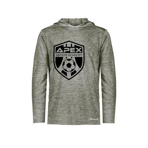 [FOLHCGGY-YS-LOGO2] Decker Youth Charge Hoodie (Youth S, Gray, Logo 2)