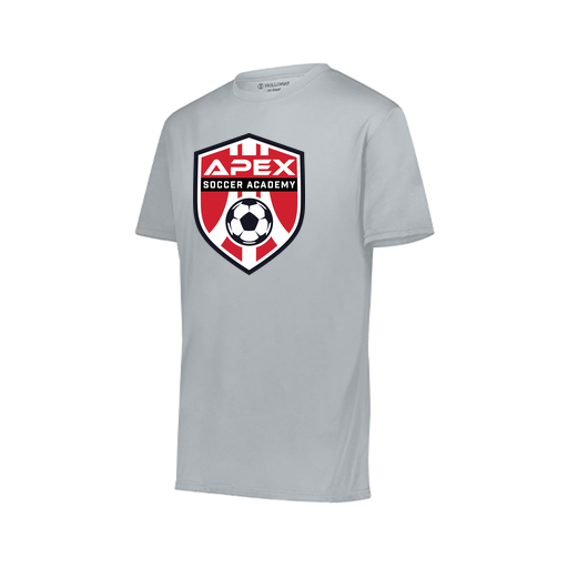 [222818.099.S-LOGO1] Men's Movement Dri Fit Shirt (Adult S, Silver, Logo 1)