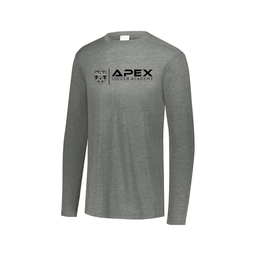 [3075.013.XS-LOGO3] Men's LS Ultra-blend T-Shirt (Adult XS, Gray, Logo 3)