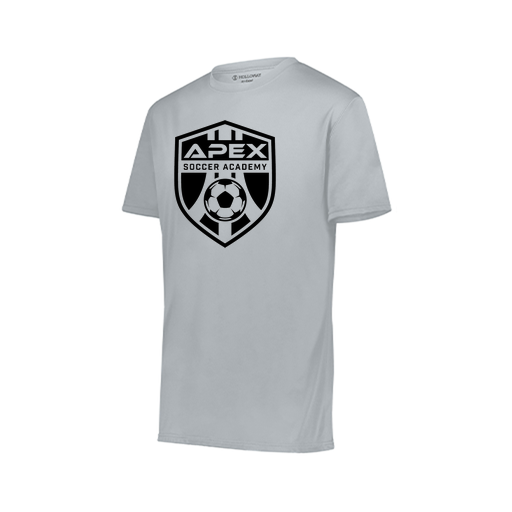 [222819.099.XXS-LOGO2] Youth Movement Dri Fit Shirt (Youth XXS, Silver, Logo 2)