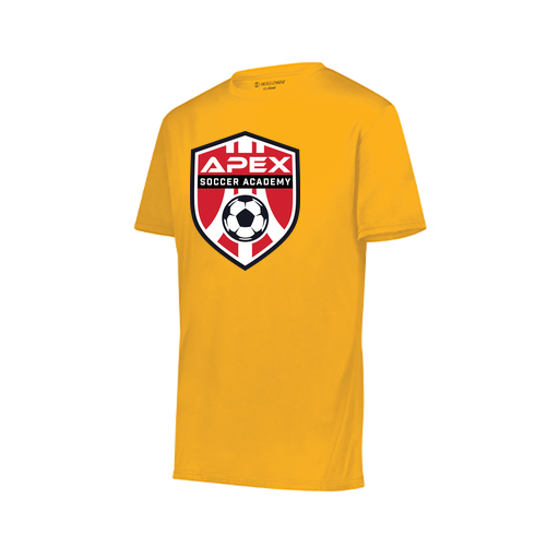 [222819.025.XXS-LOGO1] Youth Movement Dri Fit Shirt (Youth XXS, Athletic Gold, Logo 1)