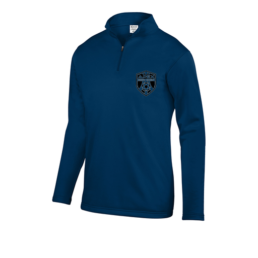 [5508.065.S-LOGO2] Youth FlexFleece 1/4 Zip (Youth S, Navy, Logo 2)