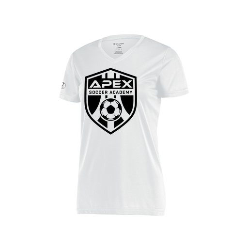 [222820.005.S-LOGO2] Ladies Movement Dri Fit Shirt (Female Adult S, White, Logo 2)