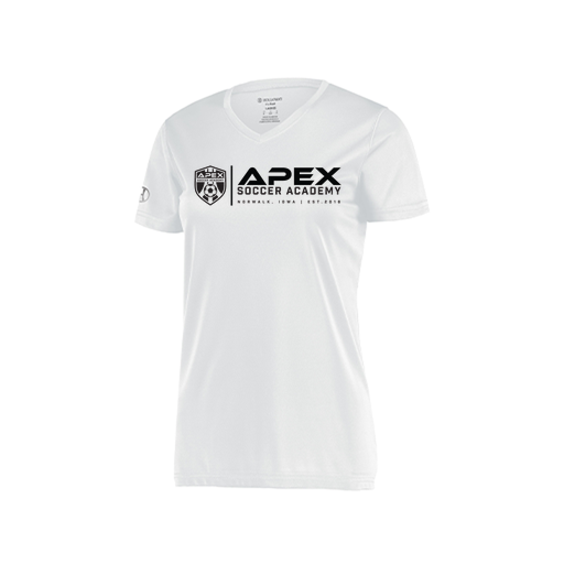 [222820.005.S-LOGO3] Ladies Movement Dri Fit Shirt (Female Adult S, White, Logo 3)