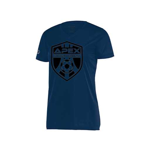 [222820.065.S-LOGO2] Ladies Movement Dri Fit Shirt (Female Adult S, Navy, Logo 2)