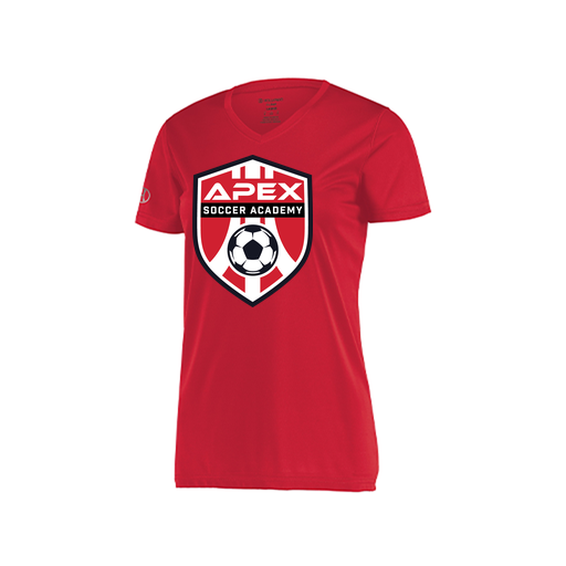 [222820.083.S-LOGO1] Ladies Movement Dri Fit Shirt (Female Adult S, Red, Logo 1)