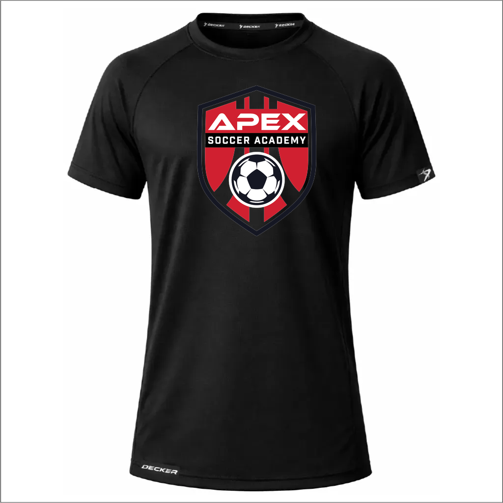 [FTSCPTBK-YXS-LOGO1] NEW Decker Performance T-Shirt (Black, Youth XS, Logo 1)