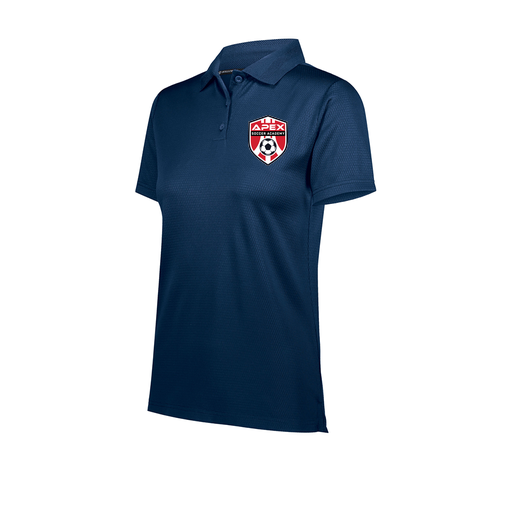 [222768.065.XS-LOGO1] Ladies Prism Polo (Female Adult XS, Navy, Logo 1)